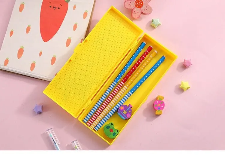 DIY Fun Puzzle Mini Blocks Pencil Case