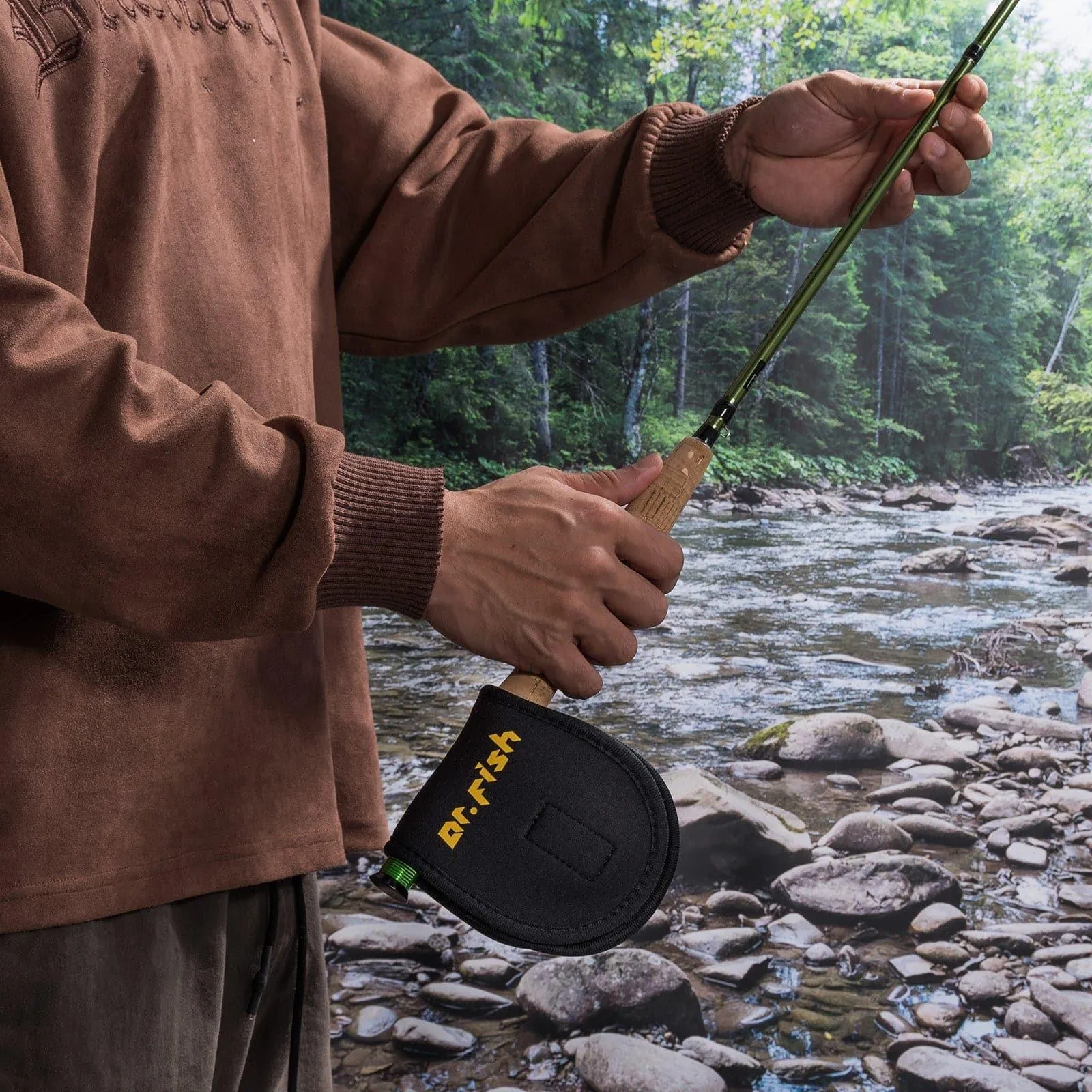 Dr.Fish 2pcs Fly Fishing Reel Cover