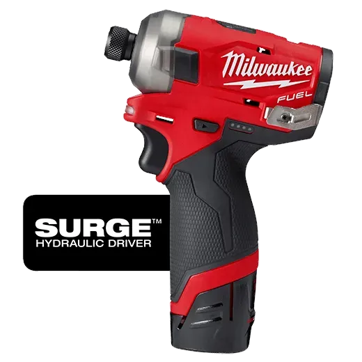 Driver Kit - Milwaukee M12 FUEL™ SURGE™ 1/4" Hex Hydraulic Driver Kit, 2551-22