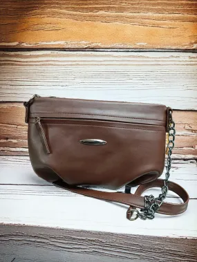 Elegant Brown Women's Fashion Sling Bag for parties / office