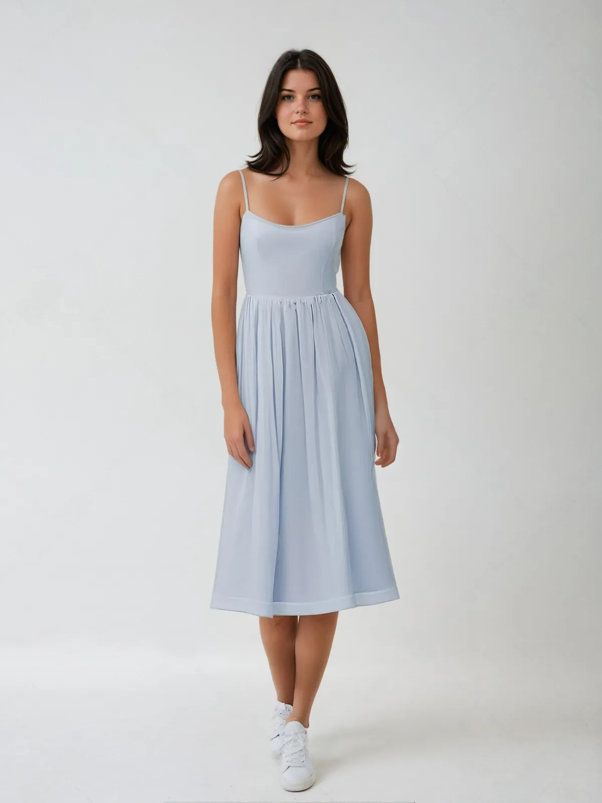 Ella - Breezy Summer Corset Dress with Adjustable Straps and Convenient Pockets