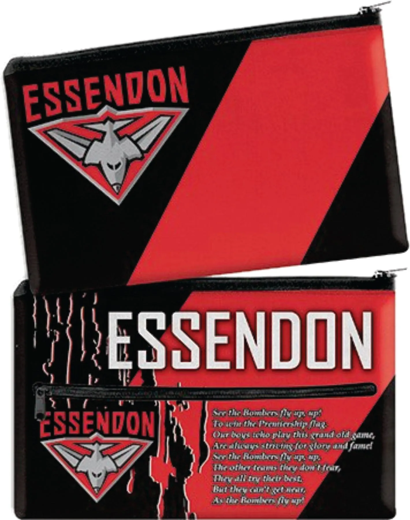 Essendon Song Pencil Case AFL Neoprene Pencil Case