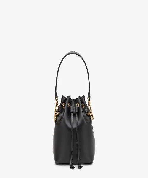 Fendi Mon Tresor Black Leather Mini Bag