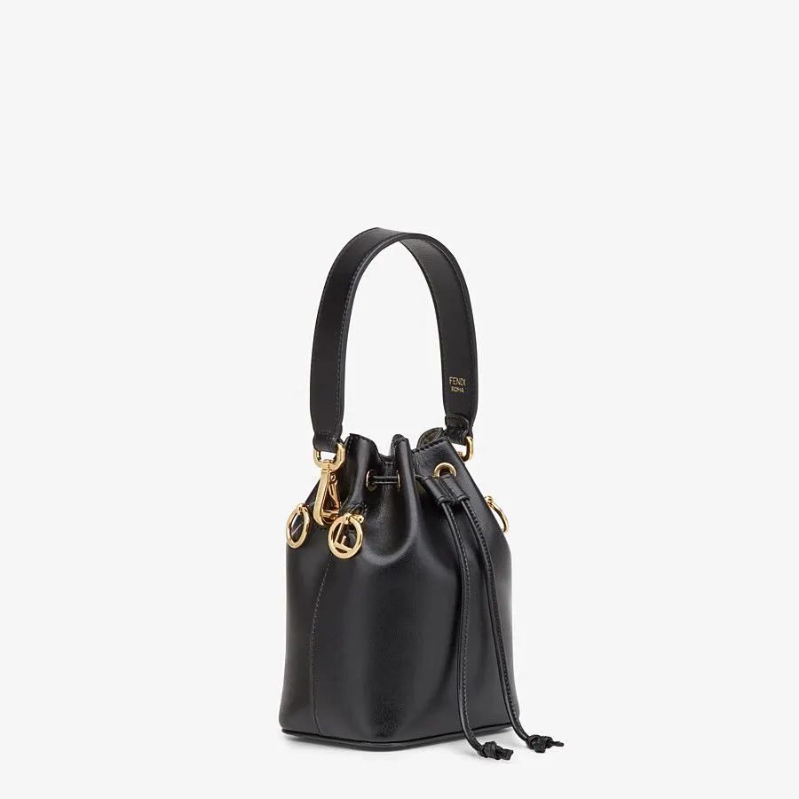 Fendi Mon Tresor Black Leather Mini Bag