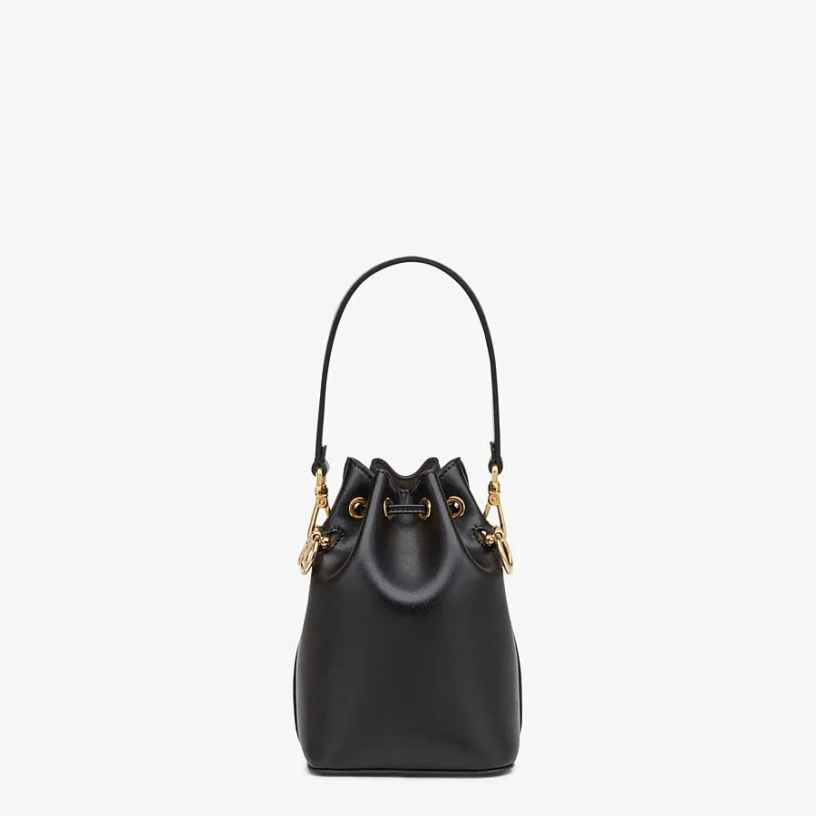 Fendi Mon Tresor Black Leather Mini Bag