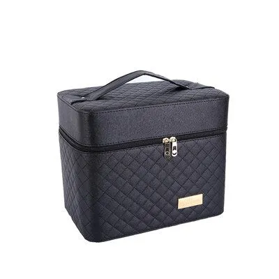 Flannel Cosmetic Box Shaped Large Capacity Case