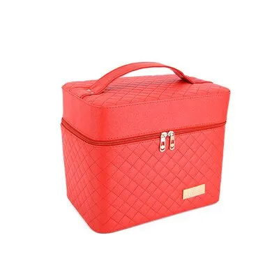 Flannel Cosmetic Box Shaped Large Capacity Case