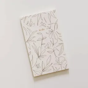 Floral Notebook - To Do