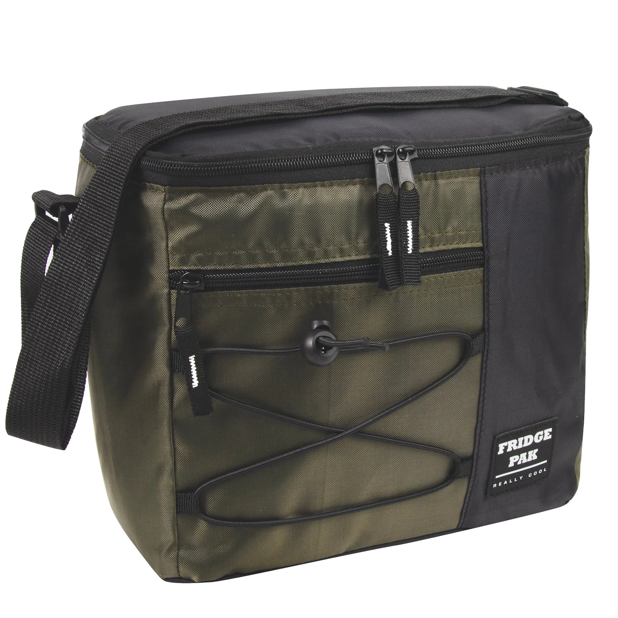 Fridge Pak 12-Can Bungee Cooler Bag - 4 Colors