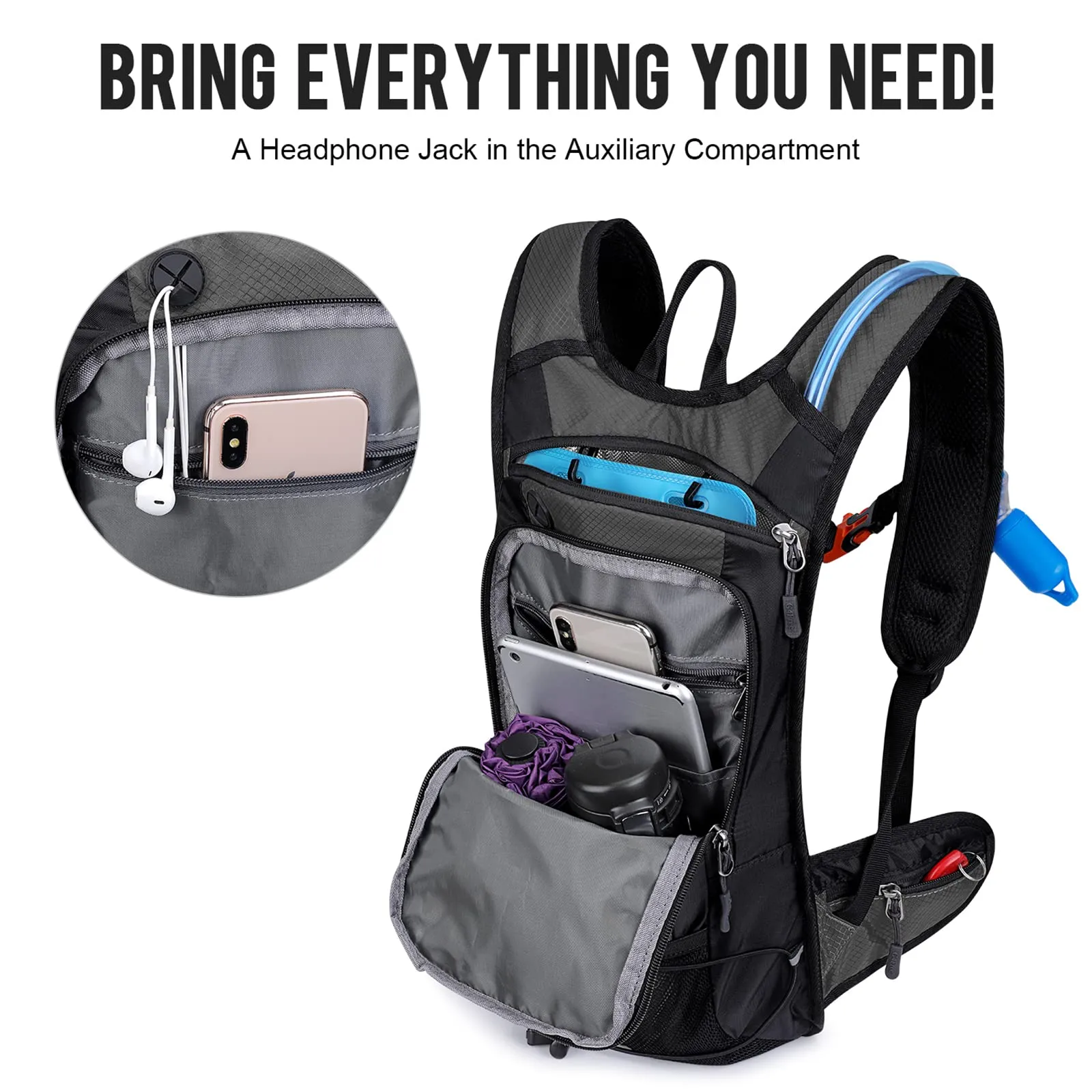 G4Free Insulated Hydration Backpack Pack with 2L BPA