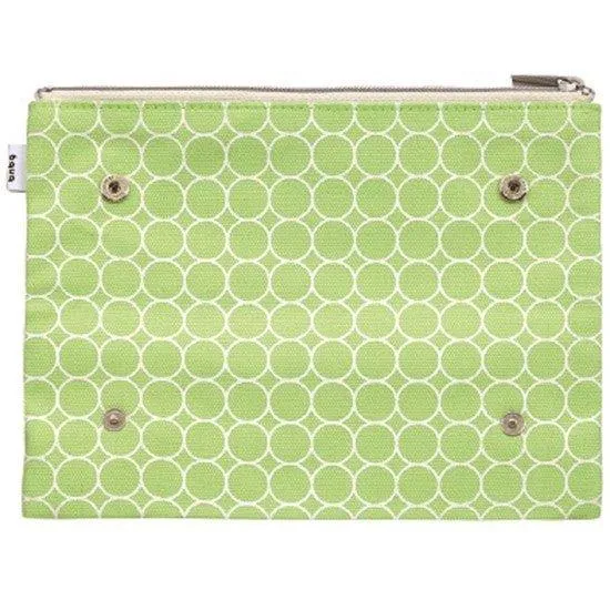 Gakken BH120 Patan Pencil Case Bnbg Canvas Large Capacity Pencil Case Geometric Pattern Plaid Dots