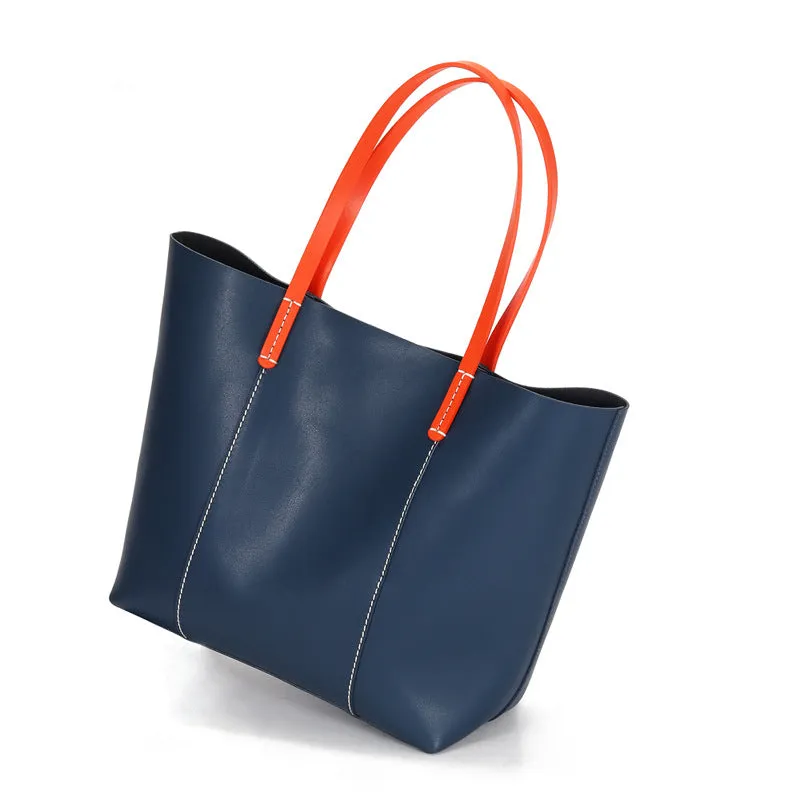 Genuine Leather Women Fashion Shoulder Tote Bag