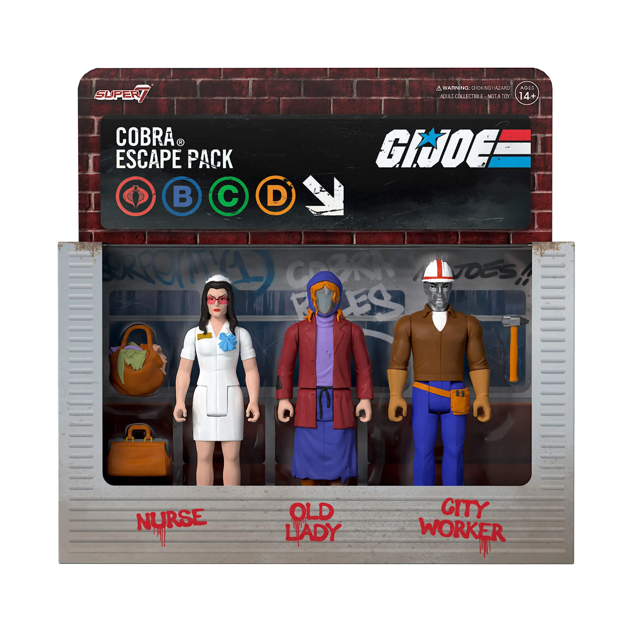 G.I. Joe ReAction Wave 6b Cobra Escape Pack