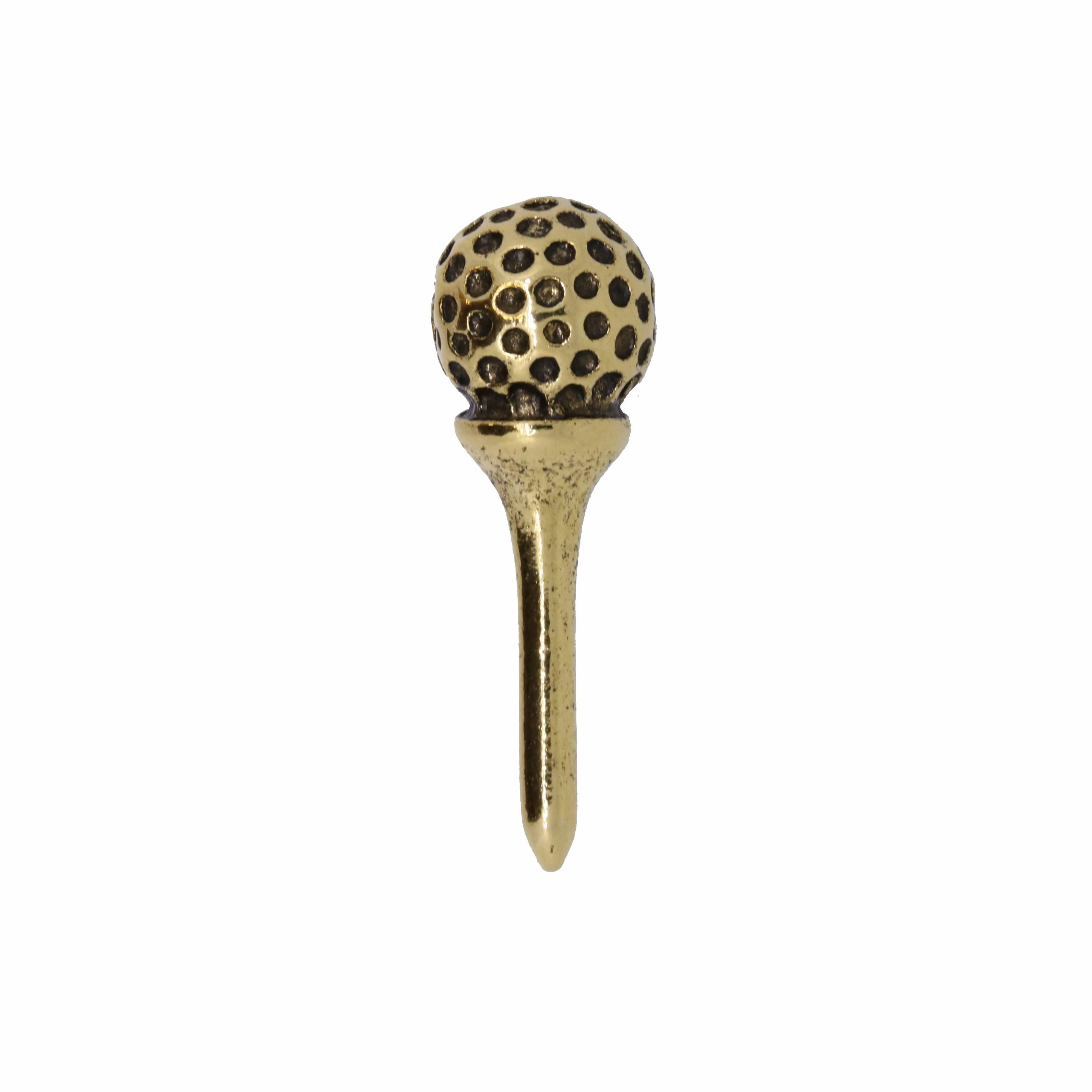 Golf Tee Gold Lapel Pin