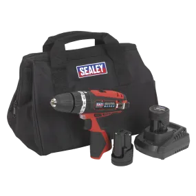 Hammer Drill/Driver Kit ¯10mm 12V Li-ion - 2 Batteries