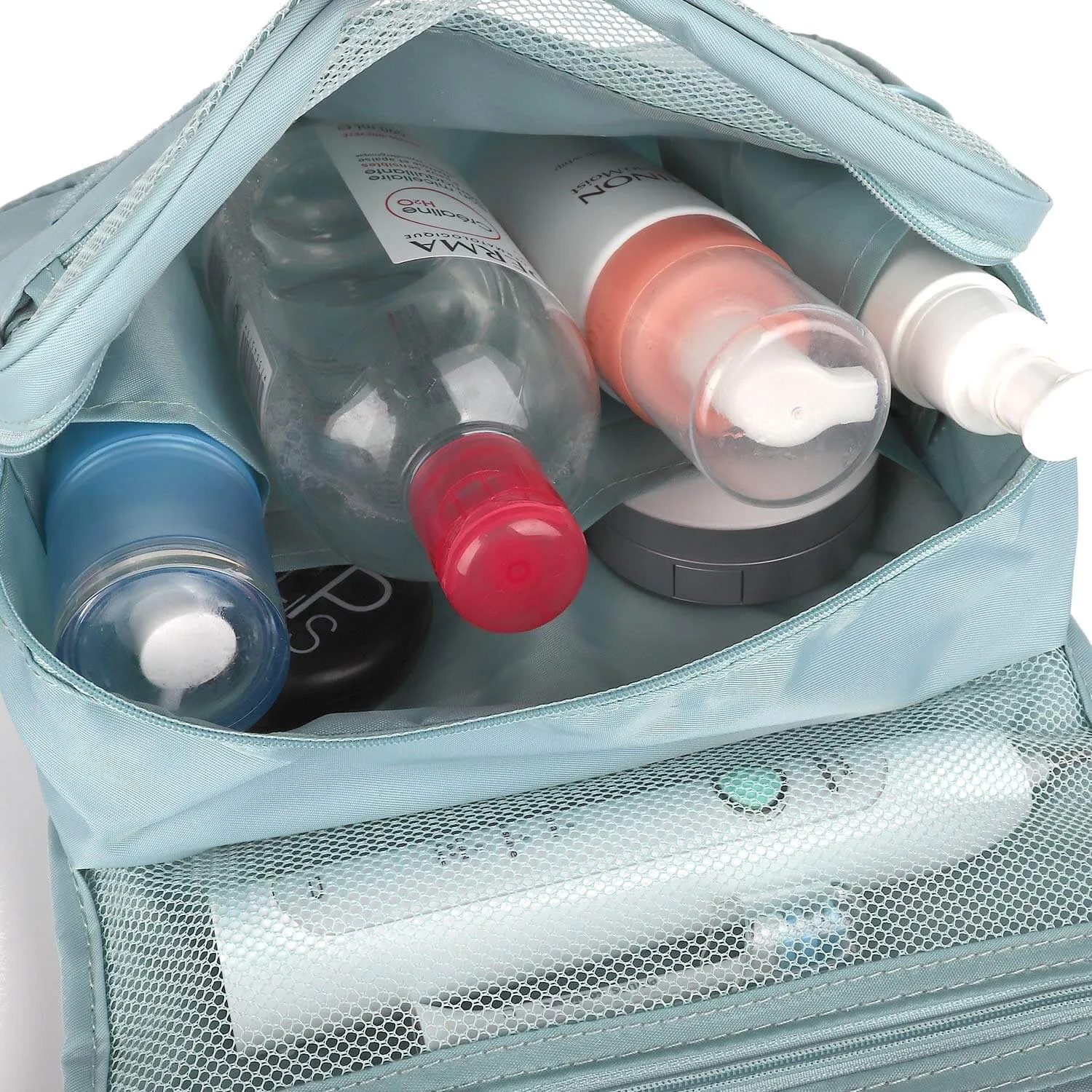 Hanging Travel Toiletry Make up Organizer Bag Pure Color