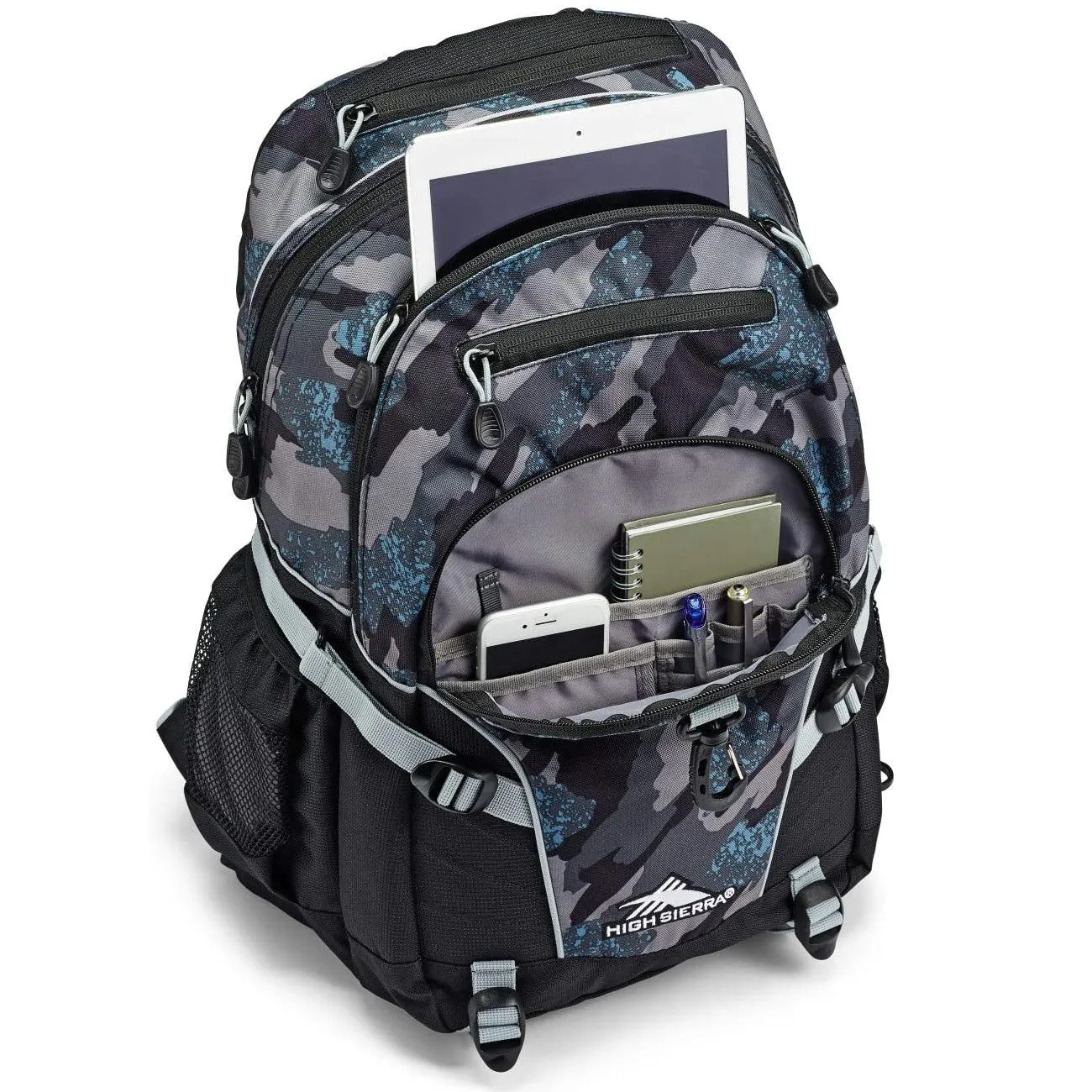 High Sierra Loop Backpack | 19 x 13.5 x 8.5-Inch | Graffiti/Black/Ash