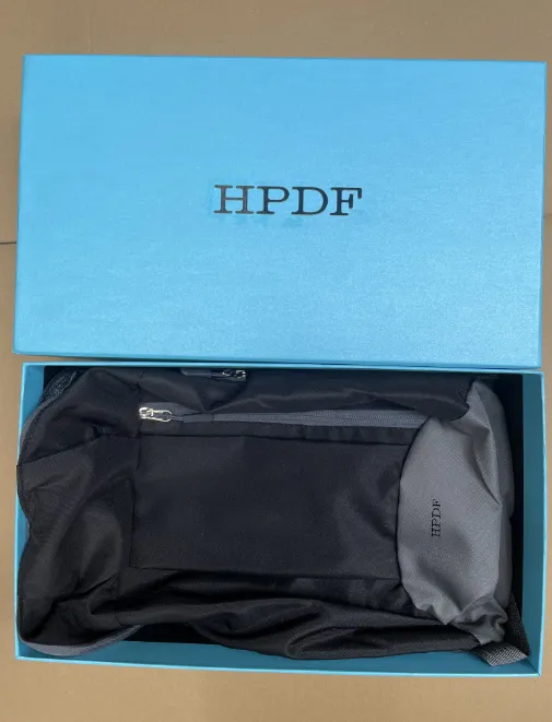 HPDF backpack, fashionable travel backpack, men's and women's backpack