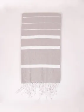 Ibiza Summer Hammam Towel, Pearl Grey