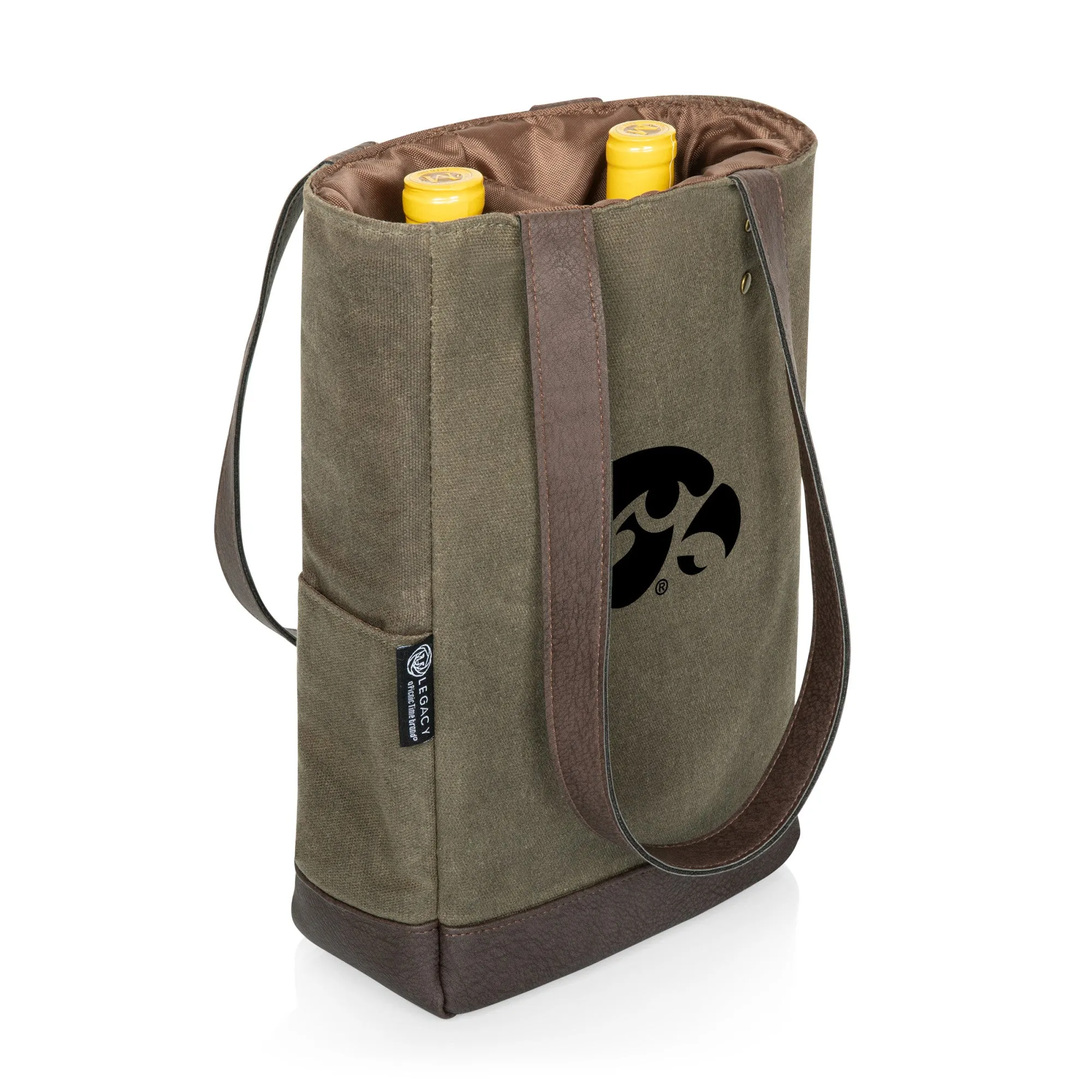 Iowa Hawkeyes - 2 Bottle Insulated Wine Cooler Bag