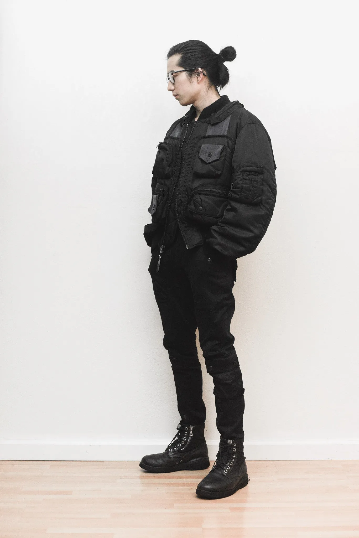 Issey Miyake AW96 Parachute Cargo MA-1 Bomber