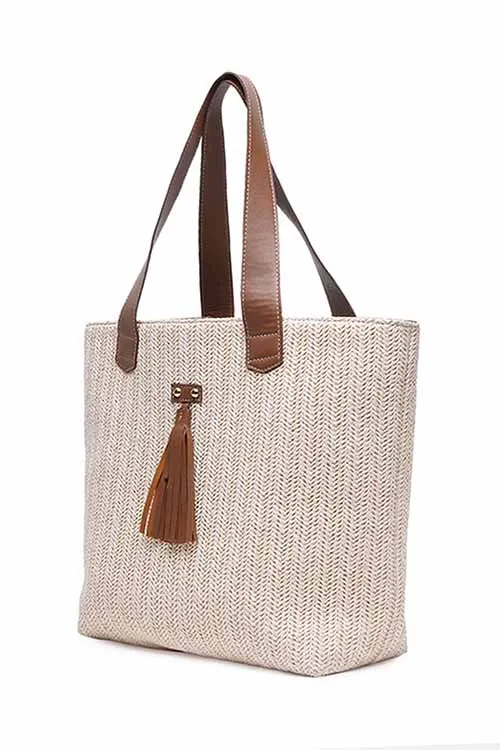 Ivory Raffia Bags Combo