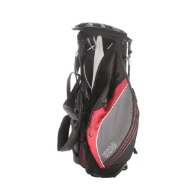 Izzo Stand Bag - Black/Red/White