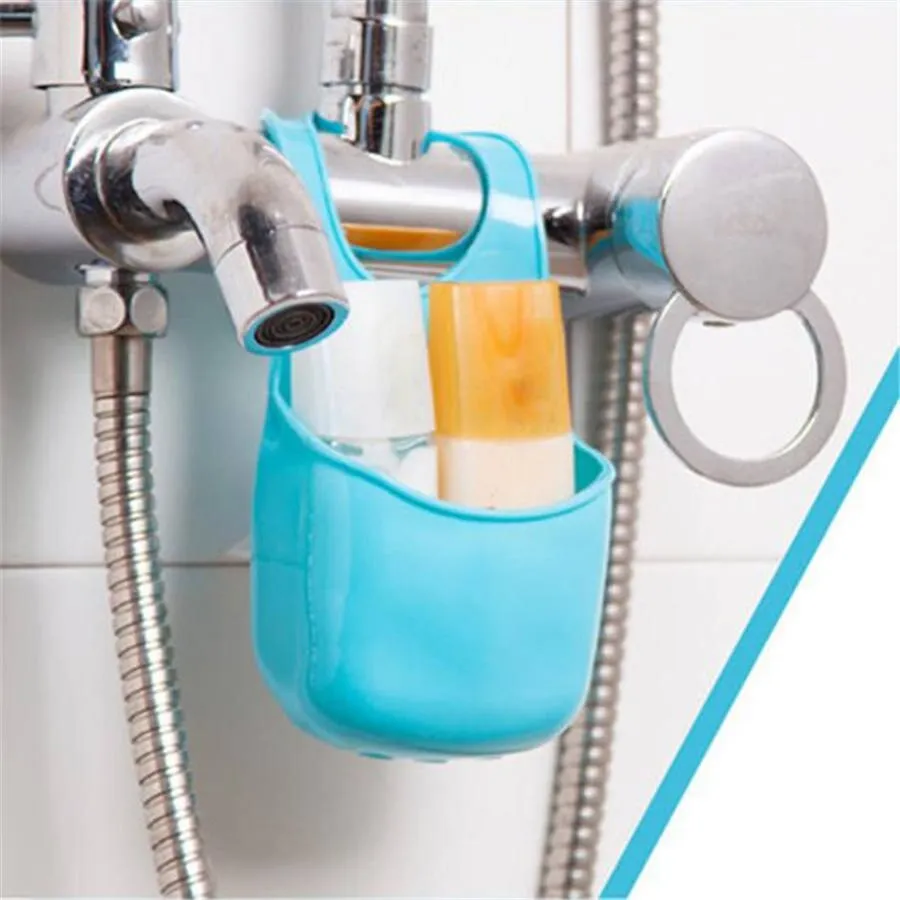 Kitchen Hanging sink Drain Basket Storage Drain Bag Cleaning Brush Toothbrush Holder Soap Sponge Drain Rack Sucker Storage Tool