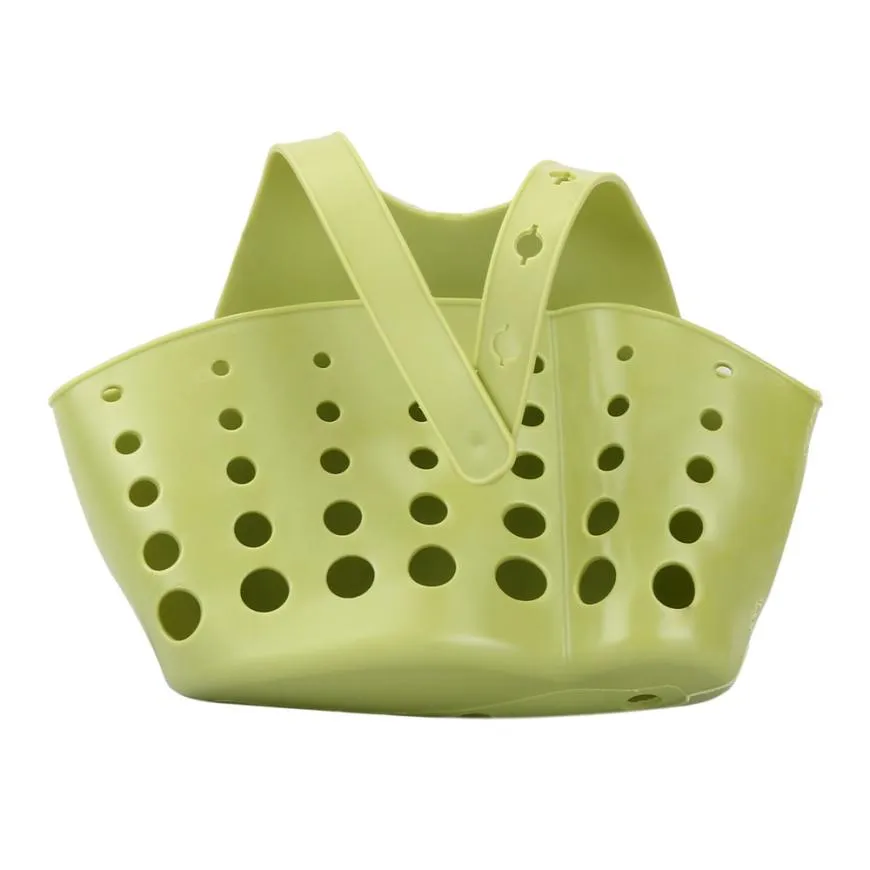 Kitchen Hanging sink Drain Basket Storage Drain Bag Cleaning Brush Toothbrush Holder Soap Sponge Drain Rack Sucker Storage Tool