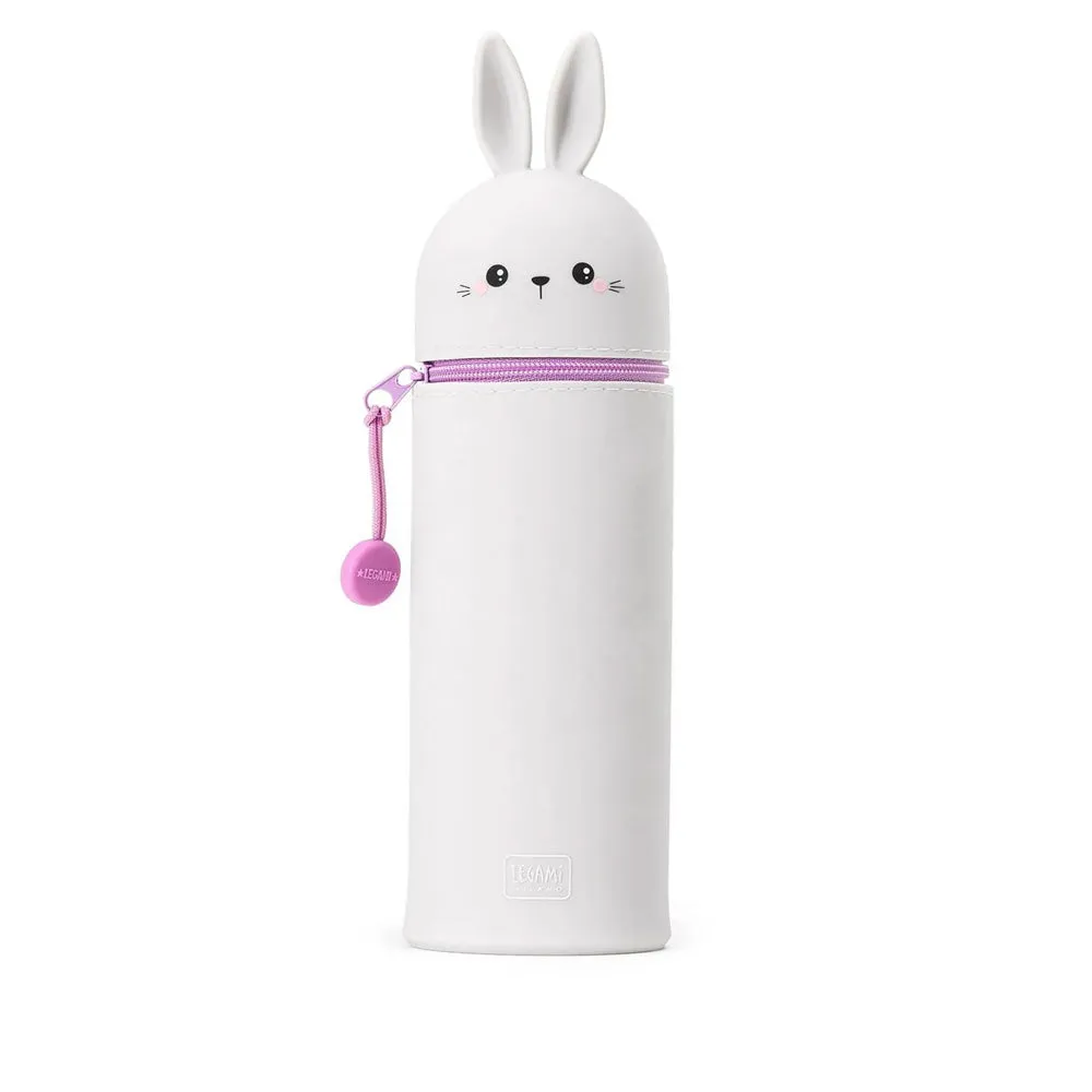 Legami Kawaii 2-in-1 Soft Silicone Pencil Case Bunny