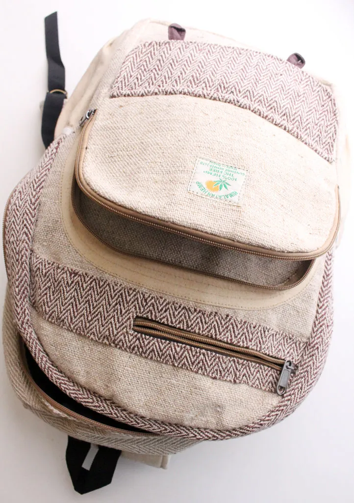 Light Weight and Multipurpose Ecofriendly Hemp Carry Bag, Hemp Backpack