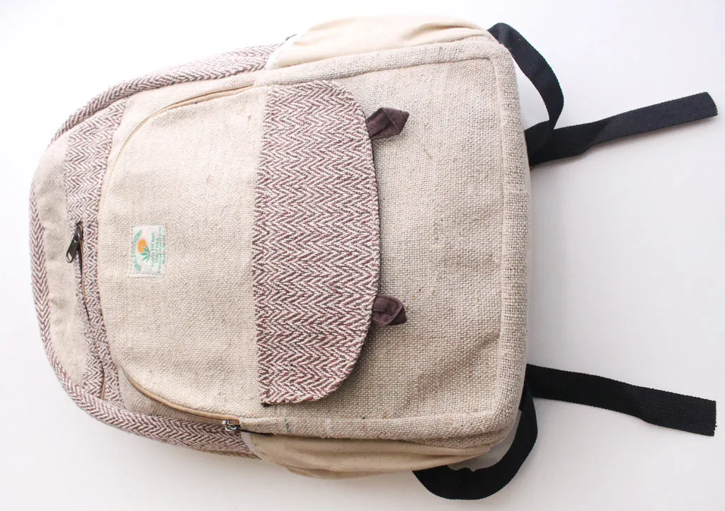 Light Weight and Multipurpose Ecofriendly Hemp Carry Bag, Hemp Backpack