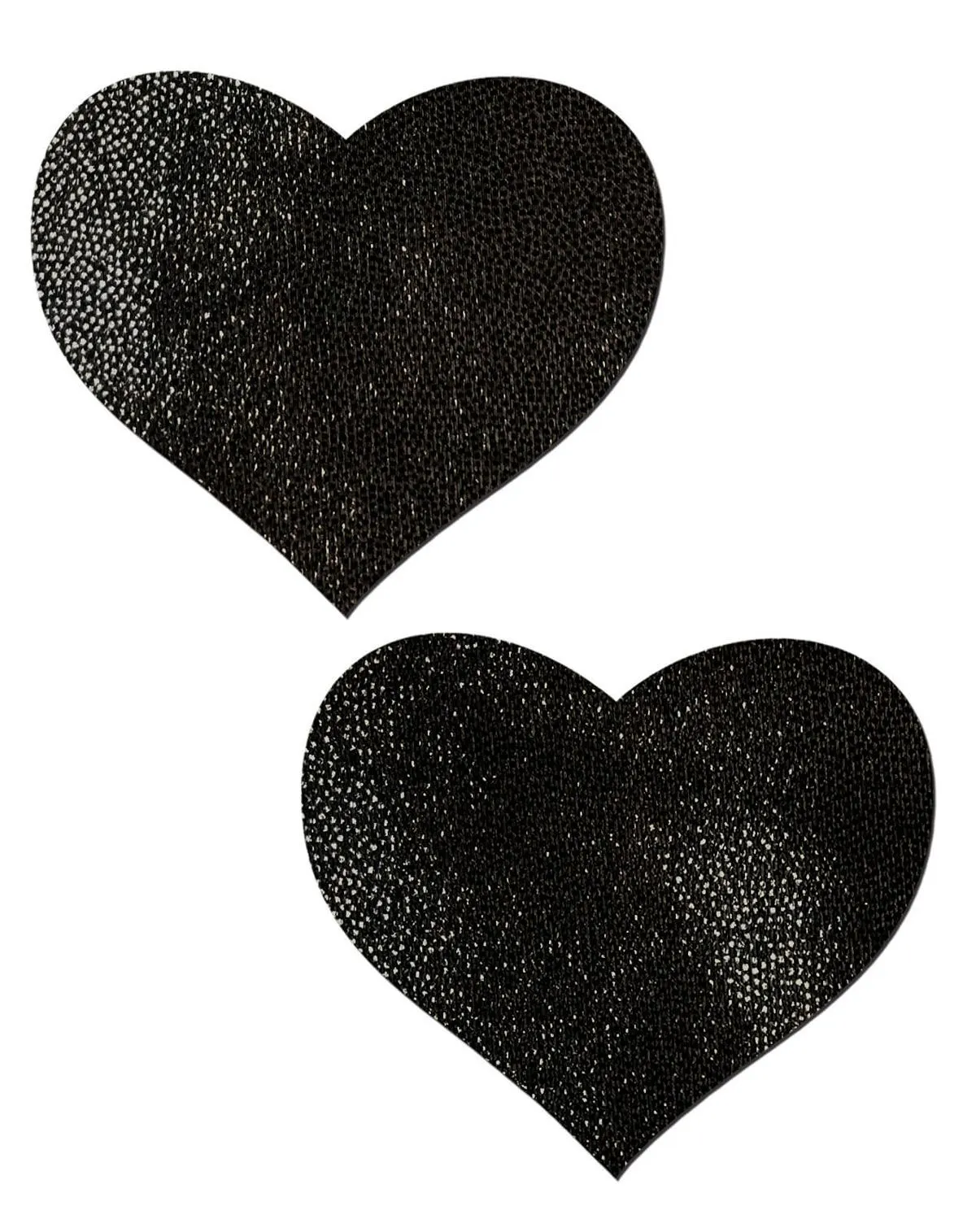 Love: Liquid Black Heart Nipple Pasties