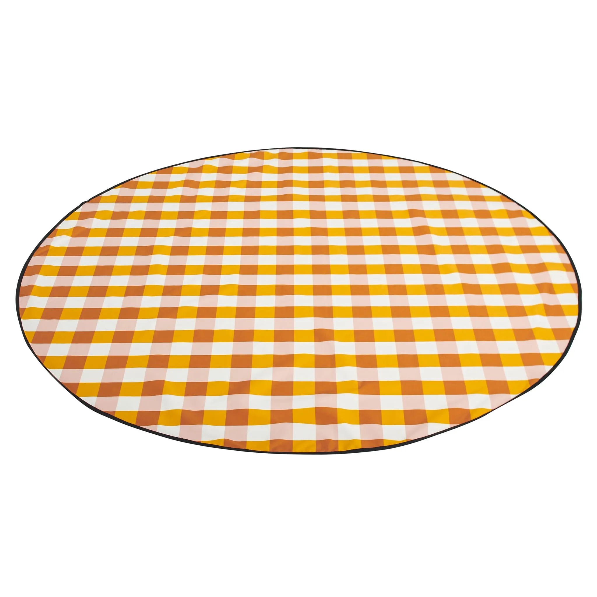 Love Rug - Gingham Butterscotch