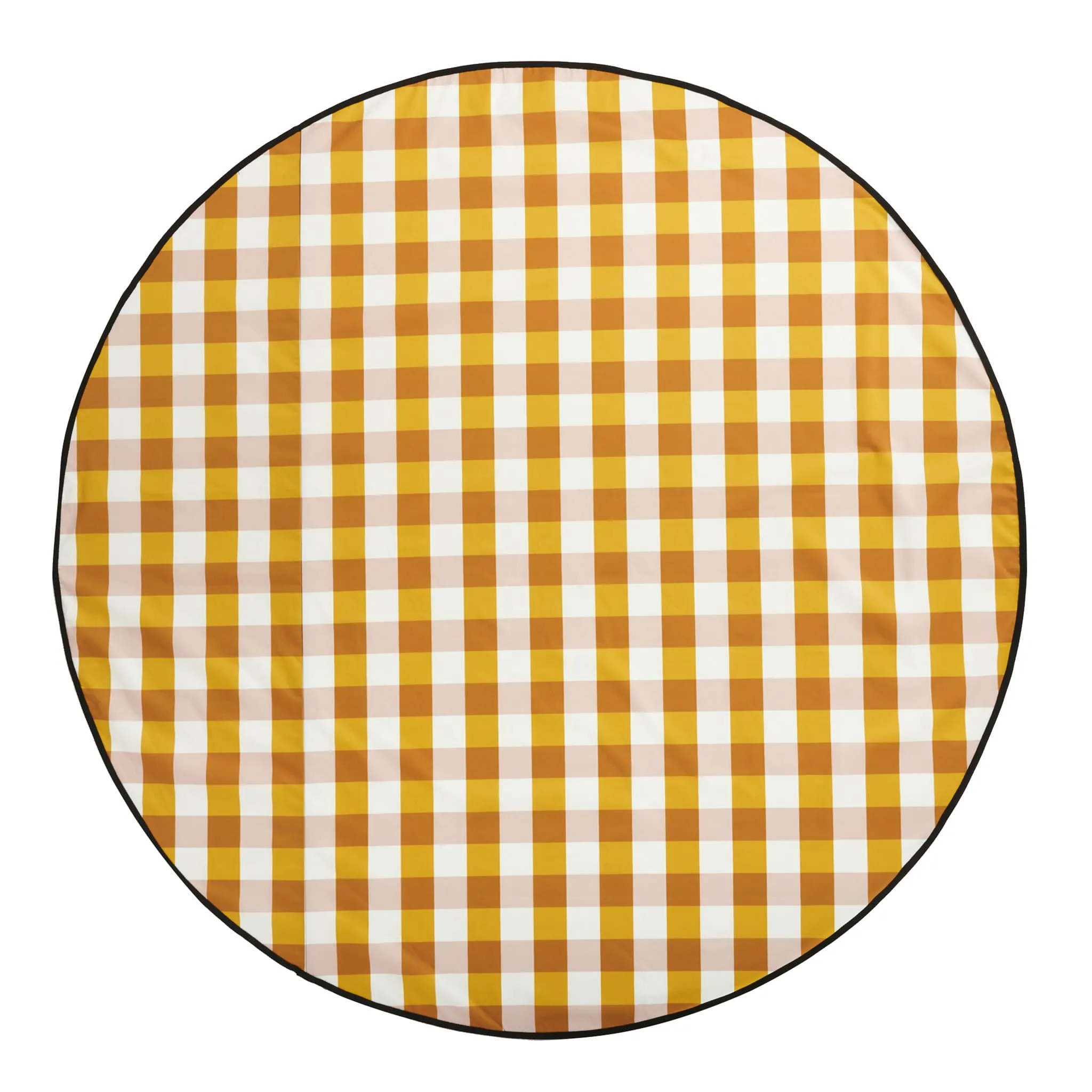 Love Rug - Gingham Butterscotch