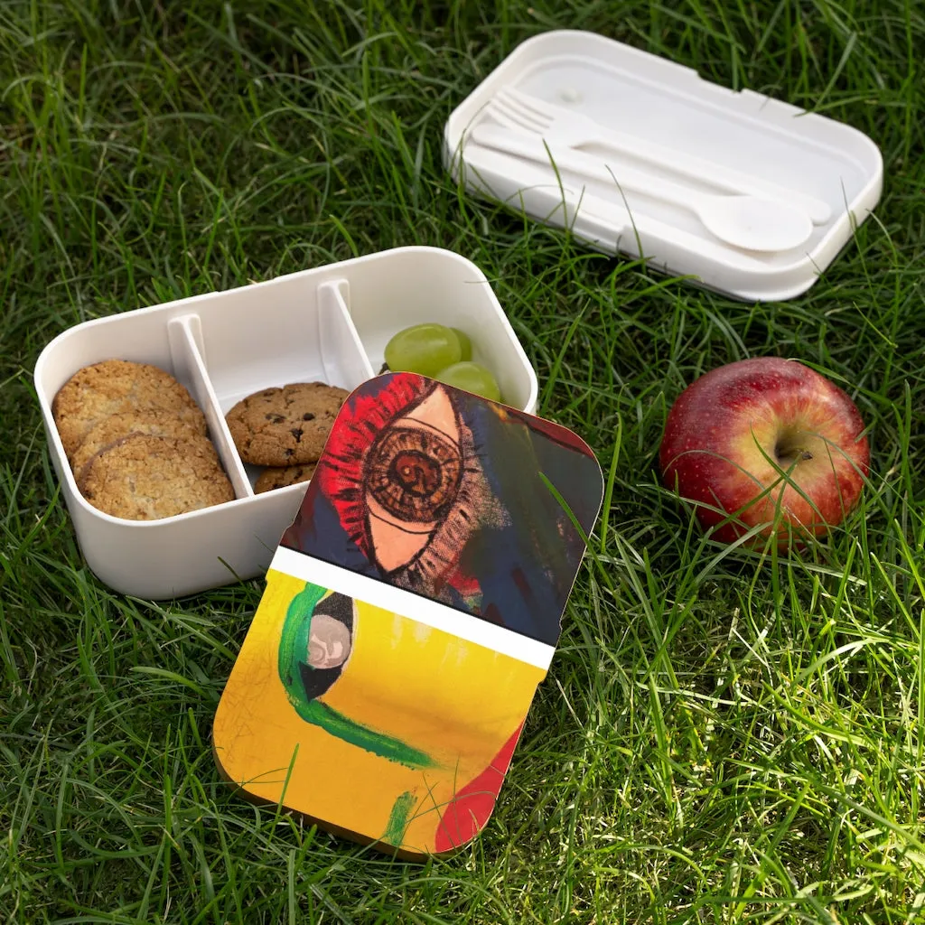 Lunch Box  AL BLUE DESIGNED ART