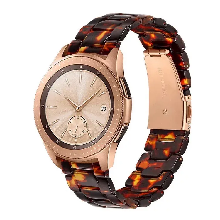 Luxurious Resin Link Band For Samsung Watch Multiple Colors Available