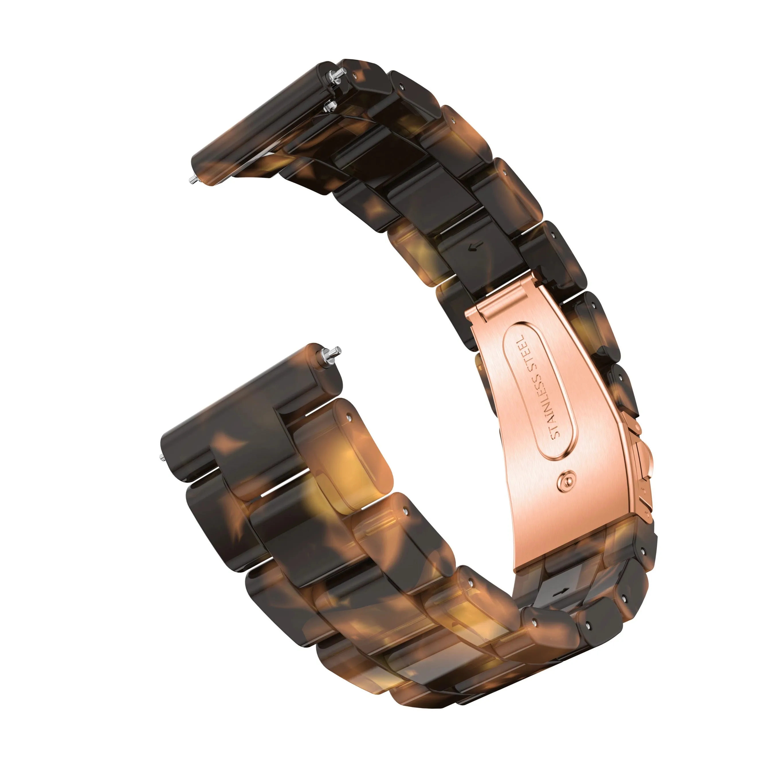 Luxurious Resin Link Band For Samsung Watch Multiple Colors Available