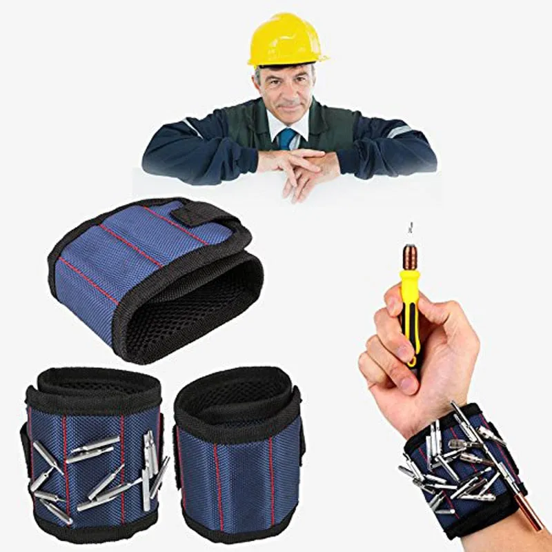 Magnetic Wristband Portable Tool Bag