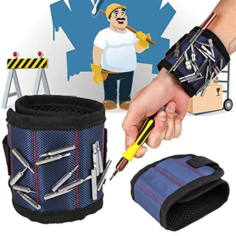 Magnetic Wristband Portable Tool Bag