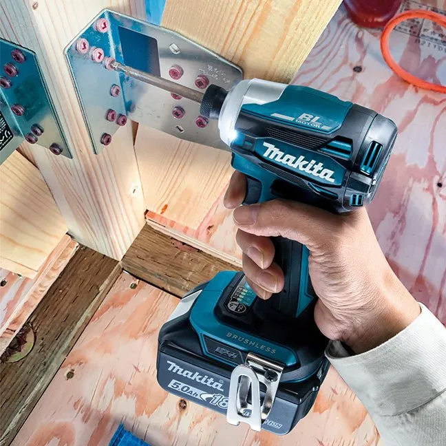 Makita DTD172RTX1 -  18V LXT Brushless Cordless 1/4" Impact Driver w/ XPT (5.0 Ah Kit)