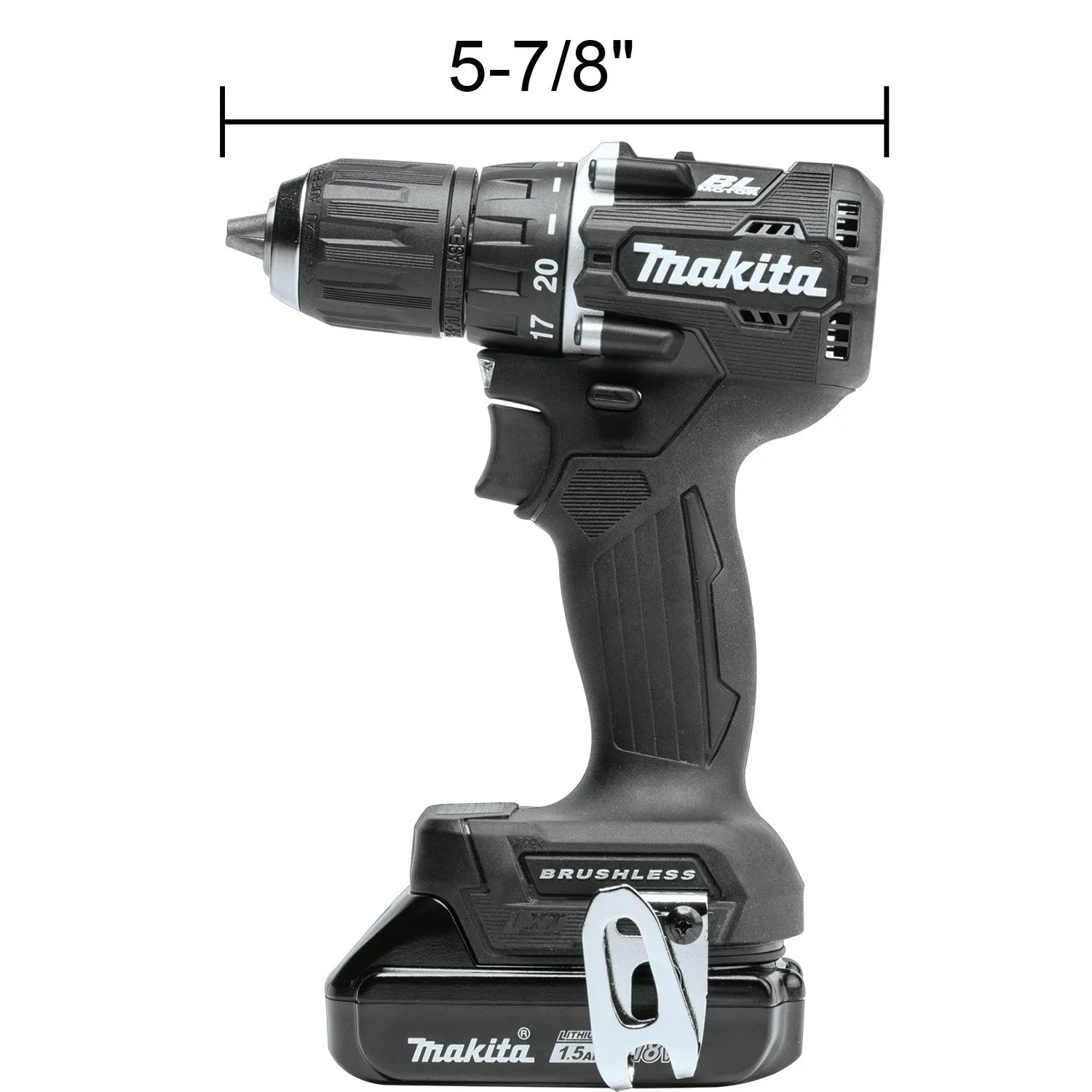 Makita (XFD15SY1B) 18V LXT® Sub‑Compact Brushless 1/2" Driver‑Drill Kit (1.5Ah)