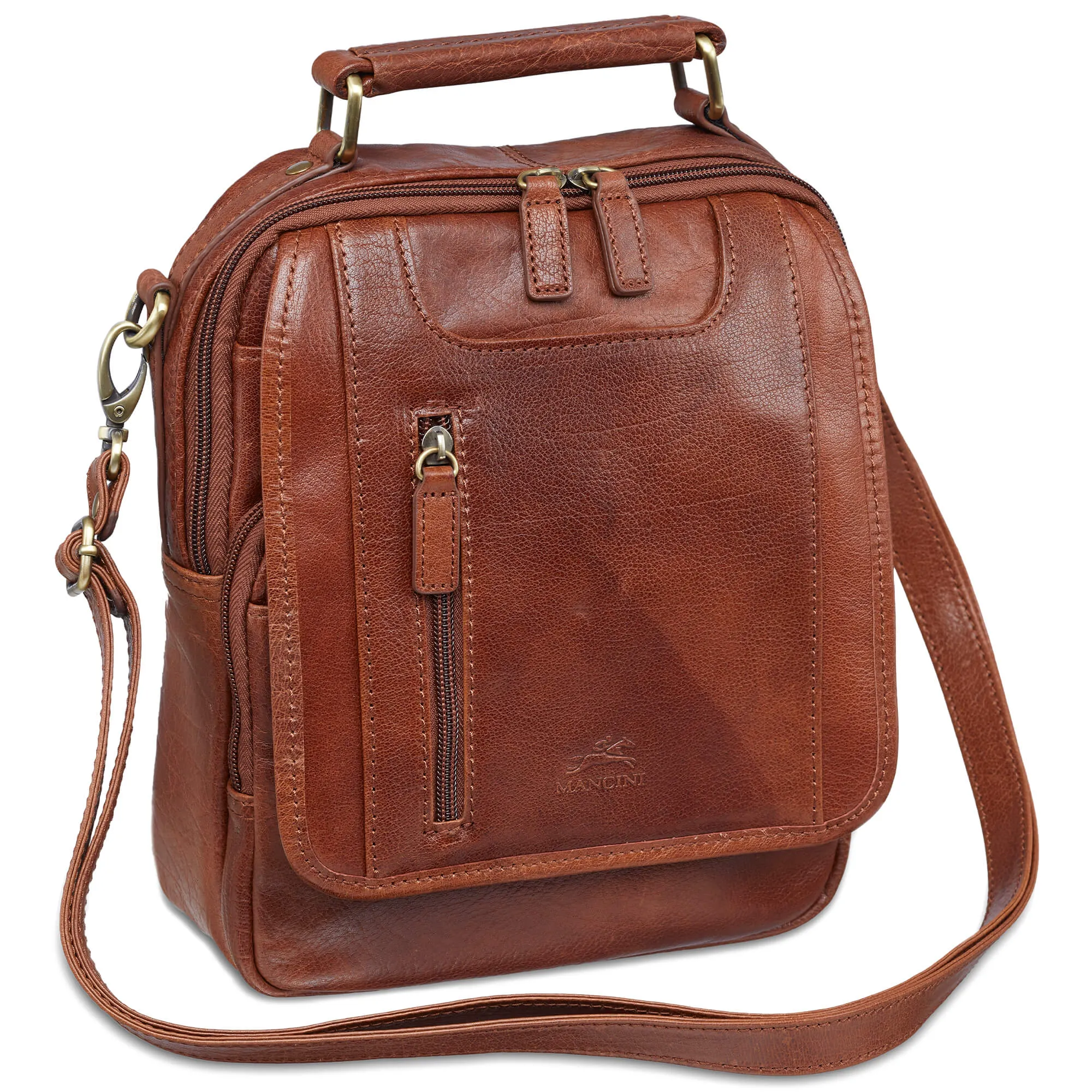 Mancini Leather Unisex Bag