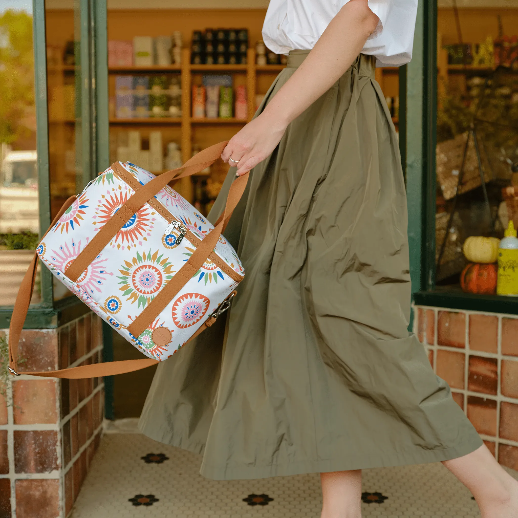 Maxi Insulated Picnic Bag/Pumping Bag - Sunburst