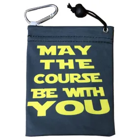 May The Course Be With You Golf Tee Bag