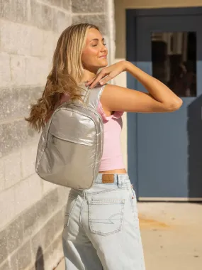 METALLIC BACKPACK SLING BAG