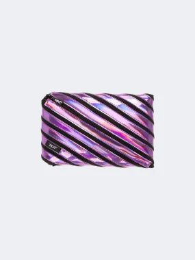 Metallic Jumbo Pouch Unisex Bts Bag Purple Zjmt-3