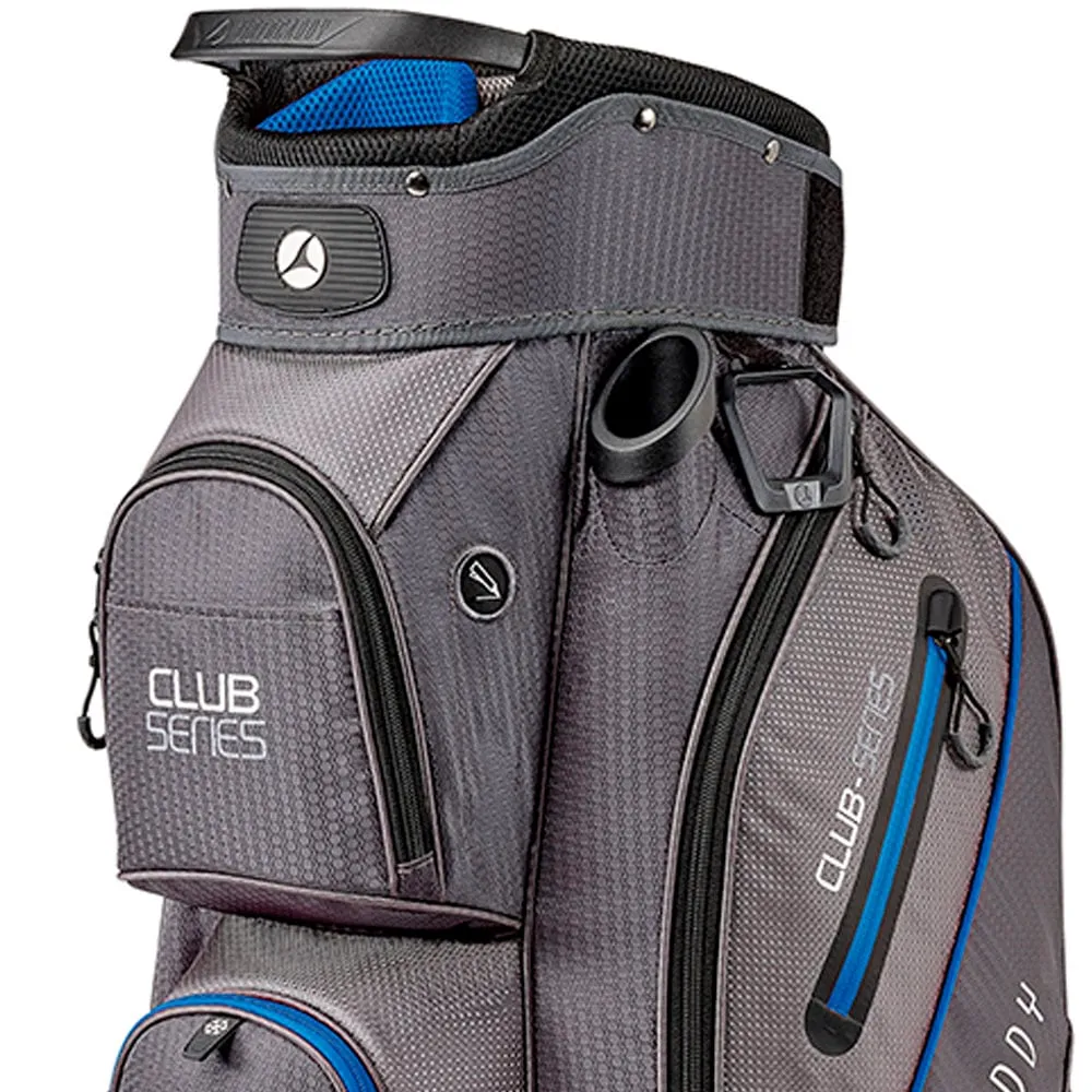 Motocaddy Club Series Cart Bag - Charcoal/Blue