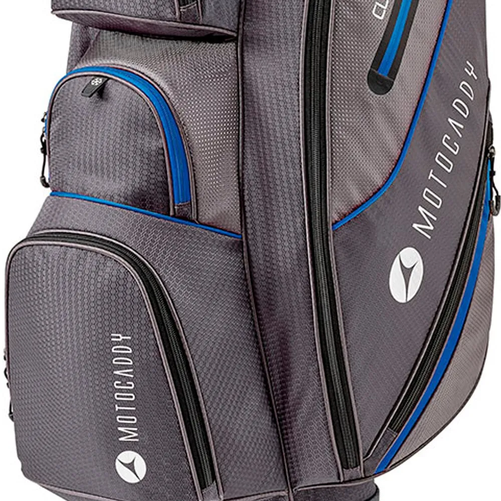 Motocaddy Club Series Cart Bag - Charcoal/Blue