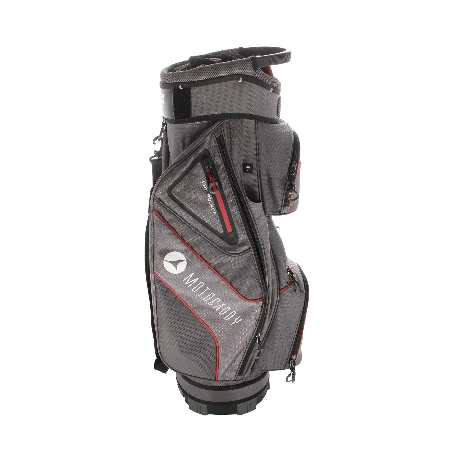 Motocaddy Club Series Cart Bag - Grey/Red